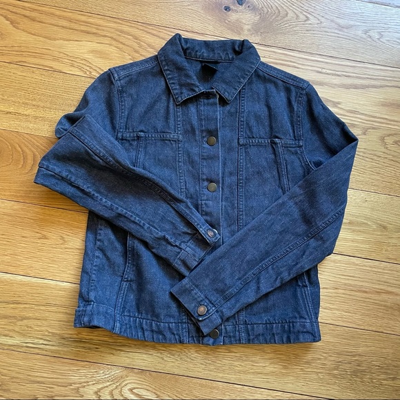 Nau Jackets & Blazers - ❤️SOLD❤️ NAU KUSH HEMP-COTTON BLUE JEANS STYLE JACKET XS